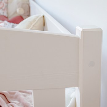 Posteľ s roštom CHAOL biela, 80x180 cm 14