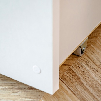 Posteľ s roštom CHAOL biela, 80x180 cm 15