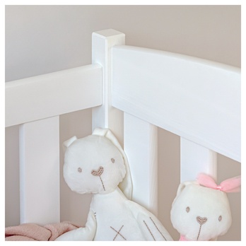 Posteľ s roštom CHAOL biela, 90x190 cm 4