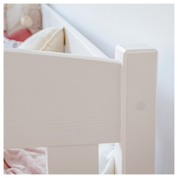 Posteľ s roštom CHAOL biela, 90x190 cm 8