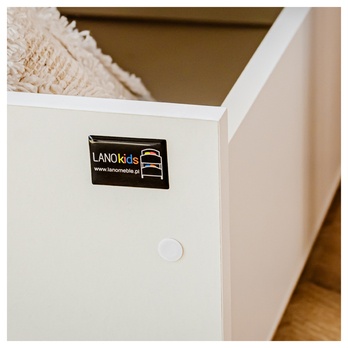 Posteľ s roštom CHAOL biela, 80x200 cm 12