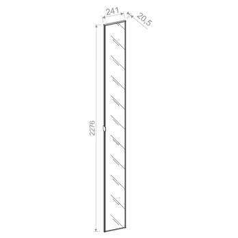 Dvere CHARLIE 2 šírka 25 cm 4
