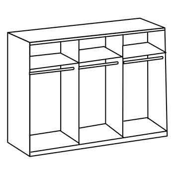 Šatníková skriňa CHASE 581 biela 2