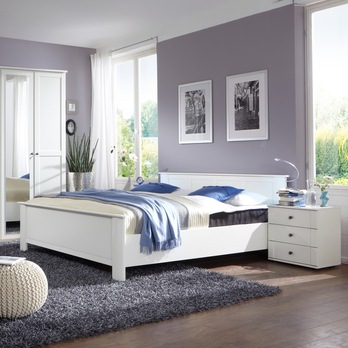 Posteľ CHASE biela, 160x200 cm 1