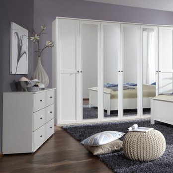 Komoda CHASE biela, 6 zásuviek 1