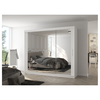 Šatníková skriňa CHENG biela 1