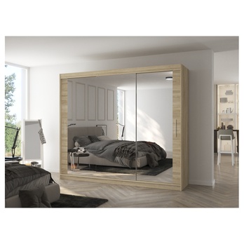 Šatníková skriňa CHENG dub sonoma 1