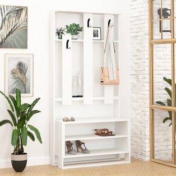 Predsieňová zostava CHESTER biela 1