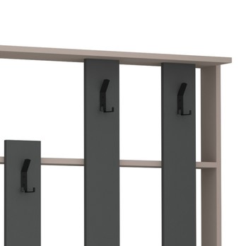 Predsieňová zostava CHESTER mocca/antracitová 2