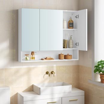 Zrkadlová skrinka CHIC 4 biela 1