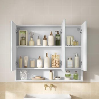 Zrkadlová skrinka CHIC 4 biela 2