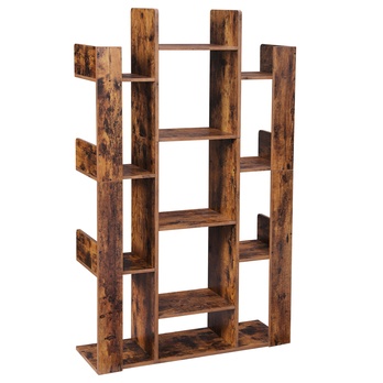 Regál CHRIS hnedá 3