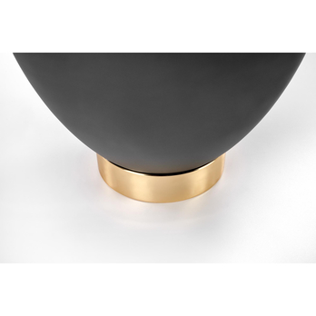 Konferenčný stolík CICALAO biely mramor/čierna/zlatá 3