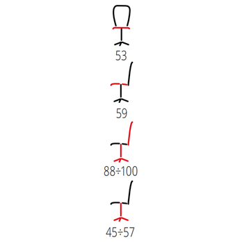 Detská stolička CINTIA 3 viacfarebná 3