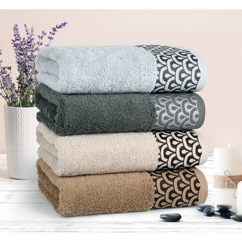 Uterák ČIPKA svetlosivá, 50x100 cm 1