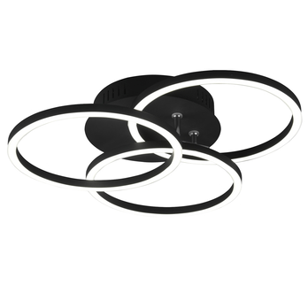 Stropné LED svietidlo CIRCLE čierna 4