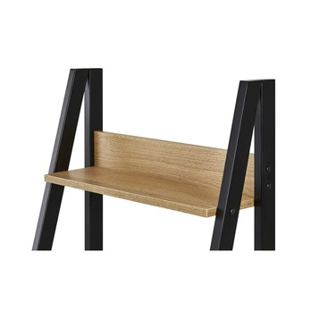 Regál CIRON čierna/dub 5