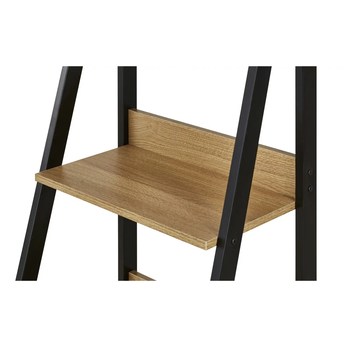 Regál CIRON čierna/dub 6