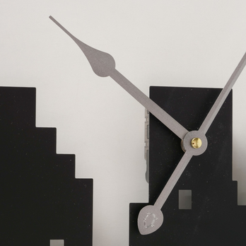 Nástenné hodiny CITY čierna 4