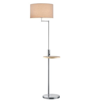 Stojacia lampa CLAAS béžová/strieborná 3