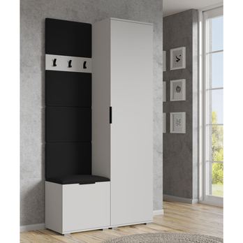 Panel do predsieňovej steny CLAF čierna 1