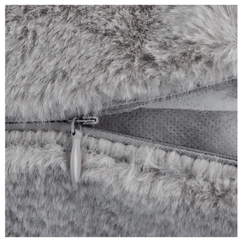 Dekoračný vankúš CLARA strieborná, 45x45 cm 2