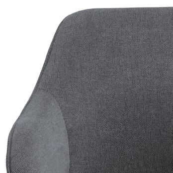 Jedálenská stolička CLARA sivá/matná čierna 5