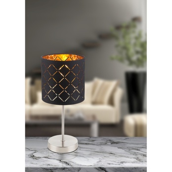 Stolná lampa CLARKE 1 čierna/zlatá 1