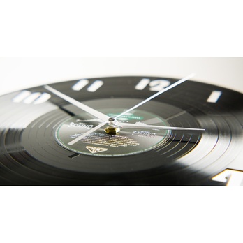 Vinylové nástenné hodiny  CLASSIC NUMBERS čierna, ⌀ 30 cm 1