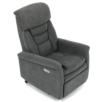 Relaxačné kreslo CLEMENT III sivá 2