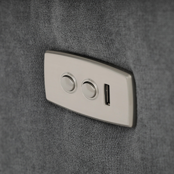 Relaxačné kreslo CLEMENT III sivá 12