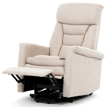 Relaxačné kreslo CLEMENT III krémová 4