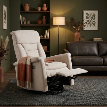 Relaxačné kreslo CLEMENT III krémová 1