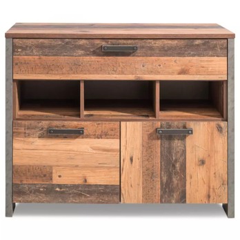 Komoda CLIF 1 staré drevo/betón 3