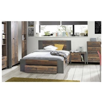 Úložný priestor CLIF staré drevo/betón 1