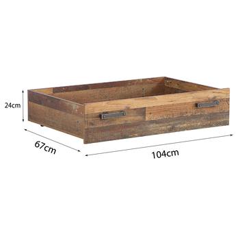 Úložný priestor CLIF staré drevo/betón 6