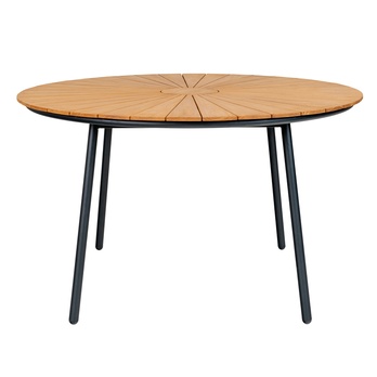 Záhradný stôl CLIVILOND 130 prírodná/čierna 3