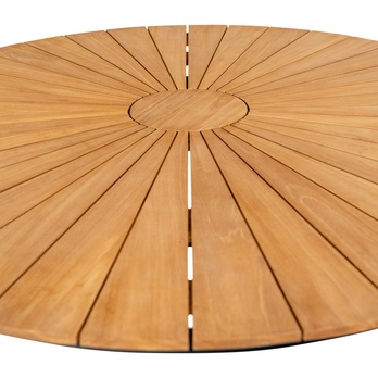 Záhradný stôl CLIVILOND 130 prírodná/čierna 6