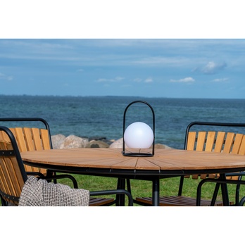 Záhradný stôl CLIVILOND 130 prírodná/čierna 8