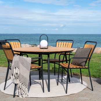 Záhradná zostava CLIVILOND prírodná/čierna 1