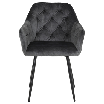 Jedálenský set CLLIF II betón/antracitová 1