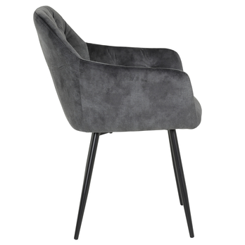 Jedálenský set CLLIF II betón/antracitová 3