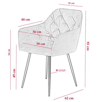 Jedálenský set CLLIF II betón/sivá 7