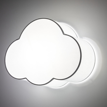 Stropné svietidlo CLOUD sivá/biela 1