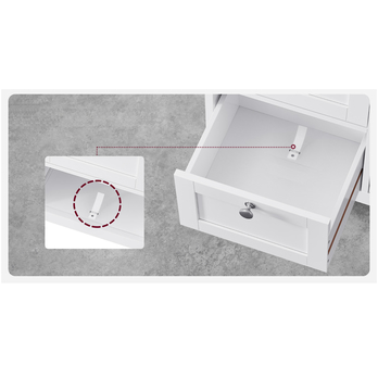 Kúpeľňová skrinka CLOUDE 1 biela 3