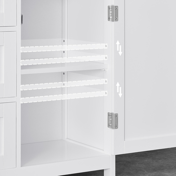 Kúpeľňová skrinka CLOUDE 1 biela 4