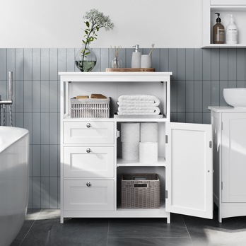 Kúpeľňová skrinka CLOUDE 1 biela 1