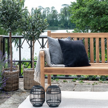 Záhradná lavica COBU prírodná 5