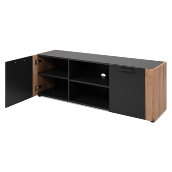 TV komoda CODY 56A antracitová/dub artisan 2