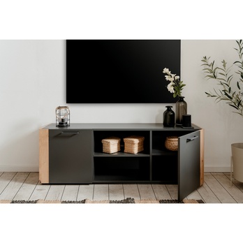 TV komoda CODY 56A antracitová/dub artisan 5